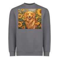 Storm golden retriever Heavyweight Sweatshirt - Unal Design
