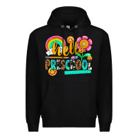 Black hello preschool Premium Hoodie - NancyCooperArtShop