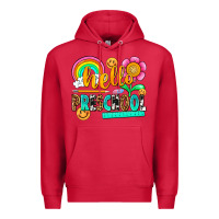 Cardinal hello preschool Premium Hoodie - NancyCooperArtShop