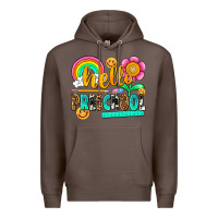 Coffee hello preschool Premium Hoodie - NancyCooperArtShop