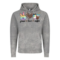Peace Love Coffee Vintage Hoodie | Teevron