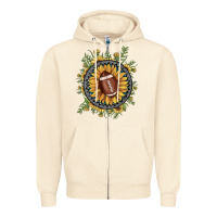 Sandshell football gemstone sunflower Zipper Hoodie - JahusDesignShop