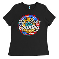 Black this is god's country Ladies Tee - AdoDesignShop