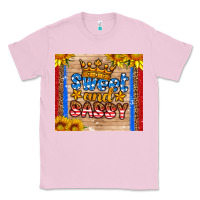 Bubblegum Pink usa flag sweet and sassy Classic Tee - HRA Design Shop