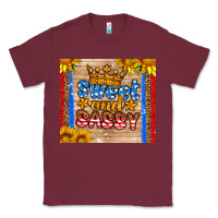Burgundy usa flag sweet and sassy Classic Tee - HRA Design Shop