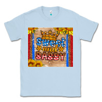 Dusty Blue usa flag sweet and sassy Classic Tee - HRA Design Shop