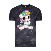 Cloud Black pride cute unicorn Vintage Tee - texasbilliewilder