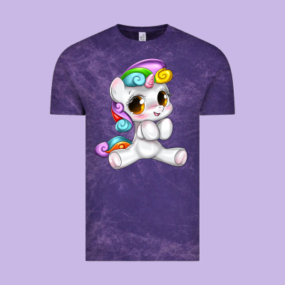 Vintage Tee pride cute unicorn