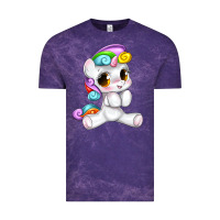 Cloud Purple pride cute unicorn Vintage Tee - texasbilliewilder