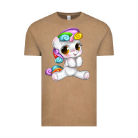 Vintage Coffee pride cute unicorn Vintage Tee - texasbilliewilder