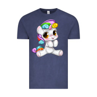 Vintage Denim pride cute unicorn Vintage Tee - texasbilliewilder
