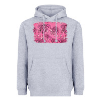 Heather Grey Distressed breast cancer background Heavyweight Hoodie - Jasminsmagicworld
