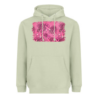 Matcha Distressed breast cancer background Heavyweight Hoodie - Jasminsmagicworld