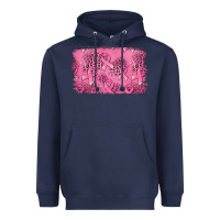 Navy Distressed breast cancer background Heavyweight Hoodie - Jasminsmagicworld