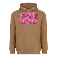 Toasted Coconut Distressed breast cancer background Heavyweight Hoodie - Jasminsmagicworld