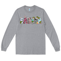 Heather Grey Easter Day Long Sleeve Tee - Neo Western