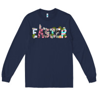 Navy Easter Day Long Sleeve Tee - Neo Western