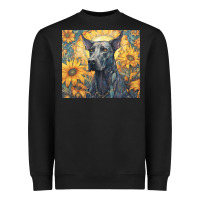 Black great dane Heavyweight Sweatshirt - Unal Design