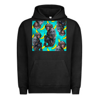 Pigment Black Chimpanzee And Banana Urban Hoodie - LillyAllenDesigns