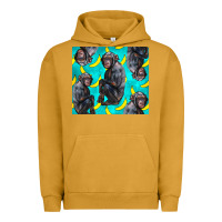 Pigment Peanut Butter Chimpanzee And Banana Urban Hoodie - LillyAllenDesigns