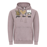 Vintage Zinc peace love eyes Vintage Hoodie - MaliasSmallBusiness