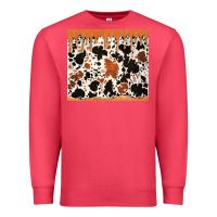 Cardinal cowhide dripping glitter tumbler Premium Sweatshirt - Jasminsmagicworld