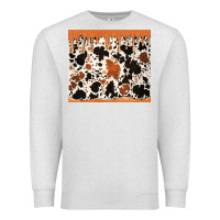 Oatmeal Heather cowhide dripping glitter tumbler Premium Sweatshirt - Jasminsmagicworld