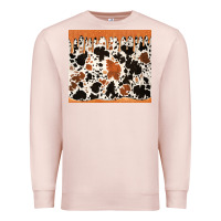 Pale Pink cowhide dripping glitter tumbler Premium Sweatshirt - Jasminsmagicworld