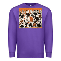 Purple cowhide dripping glitter tumbler Premium Sweatshirt - Jasminsmagicworld