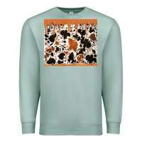 Seafoam cowhide dripping glitter tumbler Premium Sweatshirt - Jasminsmagicworld