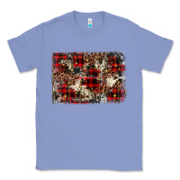 Christmas Leopard Cowhide Background Classic Tee | Teevron
