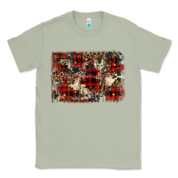 Matcha christmas leopard cowhide background Classic Tee - BarkalooDesign