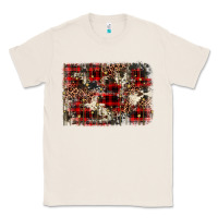 Natural christmas leopard cowhide background Classic Tee - BarkalooDesign