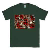 Sports Green christmas leopard cowhide background Classic Tee - BarkalooDesign