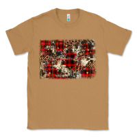 Toasted Coconut christmas leopard cowhide background Classic Tee - BarkalooDesign