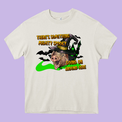 There's Something Mighty Going On Around Here Pig Heavy Core Tee Designed By Lillyallendesigns