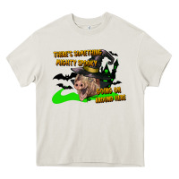 Cream there's something mighty going on around here pig Heavy Core Tee - LillyAllenDesigns