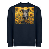 Navy greyhound Heavyweight Sweatshirt - Unal Design