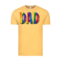Vintage Mustard pride dad Vintage Tee - texasbilliewilder