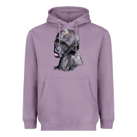 Lavender Baby Gorilla Head Heavyweight Hoodie - LillyAllenDesigns