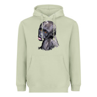 Matcha Baby Gorilla Head Heavyweight Hoodie - LillyAllenDesigns