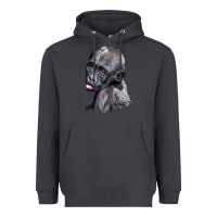 Smoke Baby Gorilla Head Heavyweight Hoodie - LillyAllenDesigns