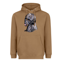 Toasted Coconut Baby Gorilla Head Heavyweight Hoodie - LillyAllenDesigns