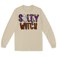 Mushroom Salty Witch Long Sleeve Tee - CowhideDigitalArt