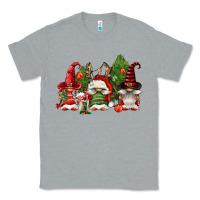 Heather Grey christmas gnomies Classic Tee - FaDigitalArtStudio