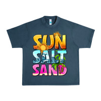 Midnight Navy sun salt sand Urban Heavy Tee - texasbilliewilder