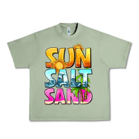 Oil Green sun salt sand Urban Heavy Tee - texasbilliewilder