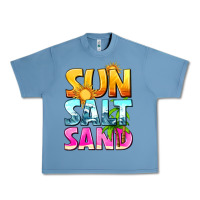 Pebble Blue sun salt sand Urban Heavy Tee - texasbilliewilder