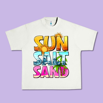 Sun Salt Sand Urban Heavy Tee Designed By Texasbilliewilder