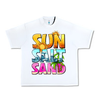 White sun salt sand Urban Heavy Tee - texasbilliewilder